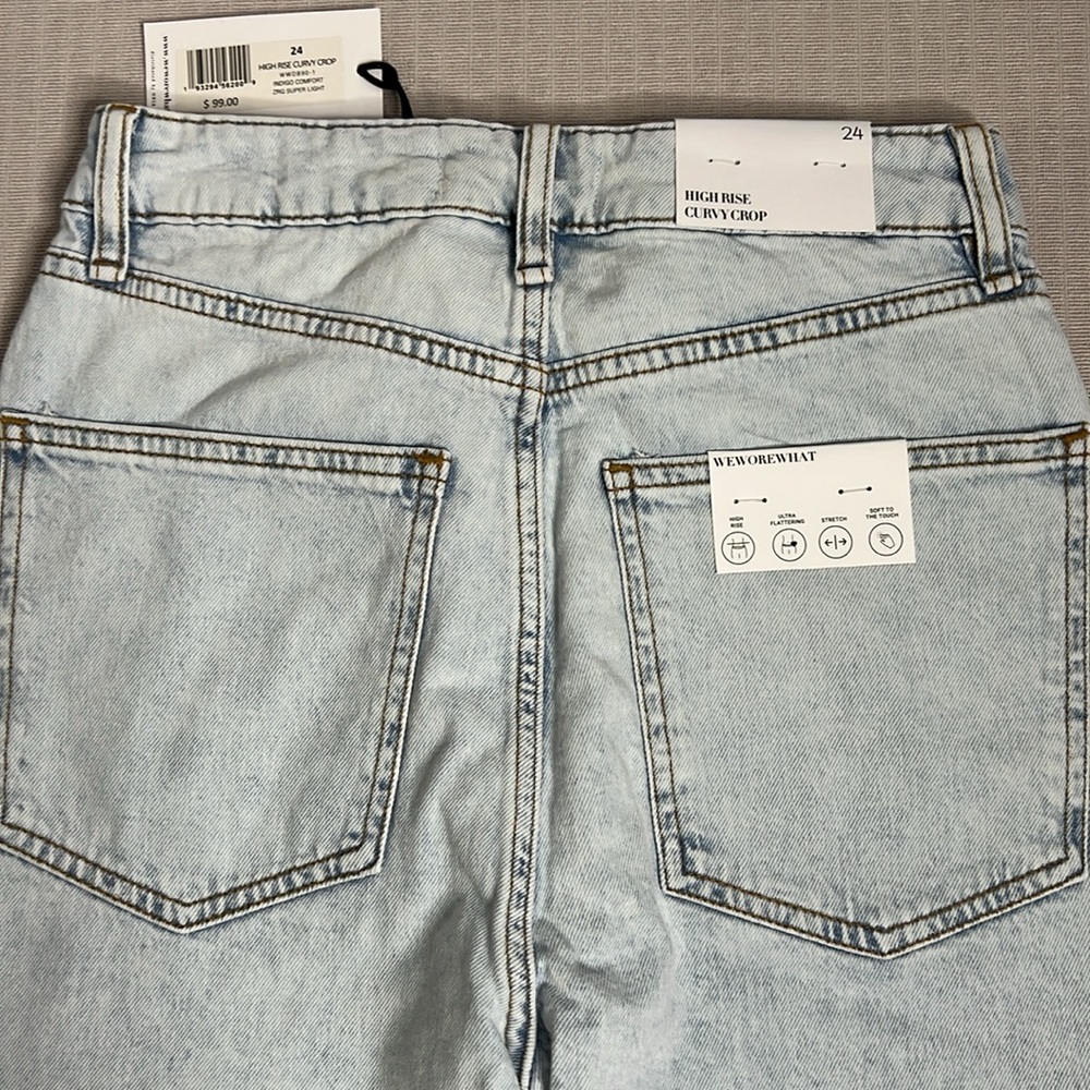 We Wore What High Rise Acid Wash Size 24 Jeans - Picture 9 of 12